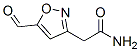 3-Isoxazoleacetamide, 5-formyl- (9CI) Struktur