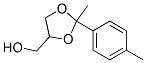 [2-methyl-2-(4-methylphenyl)-1,3-dioxolan-4-yl]methanol Struktur