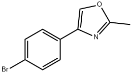 4-(4-Bromo-phenyl)-2-methyl-oxazole Struktur