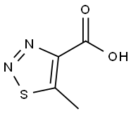 5-Methyl-1,2,3-thiadiazole-4-carboxylic acid Struktur