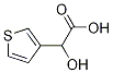 2-hydroxy-2-(thiophen-3-yl)acetic acid Struktur