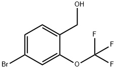 (4-Bromo-2-(trifluoromethoxy)phenyl)methanol Struktur