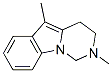 2,5-Dimethyl-1,2,3,4-tetrahydropyrimido[1,6-a]indole Struktur