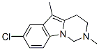 7-Chloro-2,5-dimethyl-1,2,3,4-tetrahydropyrimido[1,6-a]indole Struktur