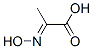 2-(hydroxyimino)-propanoic acid Struktur