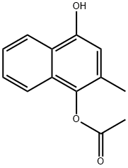 Menadiol monoacetate Struktur