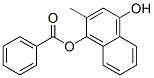 4-hydroxy-2-methylnaphthyl benzoate Struktur