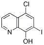 5-chloro-7-iodo-quinolin-8-ol Struktur