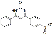 4-(4-Nitrophenyl)-6-phenylpyrimidin-2(1H)-one Struktur