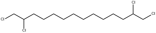 1,2,13,14-TETRACHLOROTETRADECANE Struktur