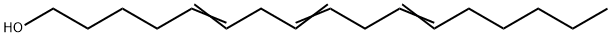 5,8,11-Heptadecatrien-1-ol Struktur