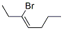 3-Bromo-3-heptene Struktur