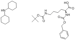 Z-LYS(BOC)-OH DCHA Struktur