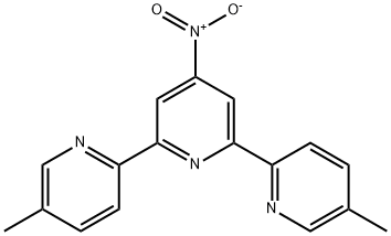 5,5''-DIMETHYL-4'-NITRO-2,2':6',2''-TERPYRIDINE Struktur