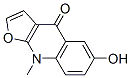 Furo[2,3-b]quinolin-4(9H)-one,  6-hydroxy-9-methyl- Struktur