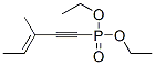 [(E)-3-Methyl-3-penten-1-ynyl]phosphonic acid diethyl ester Struktur