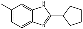 1H-Benzimidazole,2-cyclopentyl-5-methyl-(9CI) Struktur