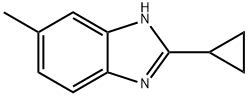 1H-Benzimidazole,2-cyclopropyl-5-methyl-(9CI) Struktur