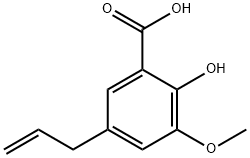 2-Hydroxy-3-methoxy-5-(2-propenyl)benzoic acid