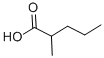 2-METHYLVALERIC ACID Struktur