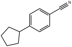 BENZONITRILE, 4-CYCLOPENTYL- Struktur