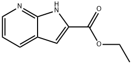 1H-Pyrrolo[2,3-b]pyridine-2-carboxylic acid, ethyl ester Structure