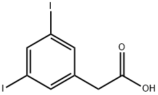 3,5-DiiodobenzeneAceticAcid Struktur