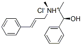 (R*,S*)-cinnamyl(beta-hydroxy-alpha-methylphenethyl)methylammonium chloride Struktur