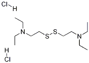 Bis(beta-diethylaminoethyl)disulfide dihydrochloride Struktur