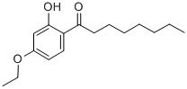 1-(4-ethoxy-2-hydroxyphenyl)octan-1-one Struktur