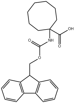 FMOC-1-AMINO-1-CYCLOOCTANECARBOXYLIC ACID Struktur