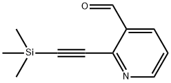 2-((TriMethylsilyl)ethynyl)nicotinaldehyde Struktur