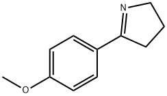 5-(4-Methoxy-Phenyl)-3,4-Dihydro-2H-Pyrrole Struktur