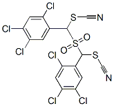 (2,4,5-Trichlorophenyl)(cyanothiomethyl) sulfone Struktur