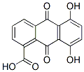 9,10-Dihydro-5,8-dihydroxy-9,10-dioxo-1-anthracenecarboxylic acid Struktur