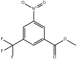 methyl 3-nitro-5-(trifluoromethyl)benzoate Struktur