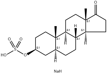 EPIANDROSTERONE SULFATE SODIUM Struktur