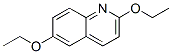 Quinoline, 2,6-diethoxy- (9CI) Struktur