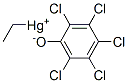 Ethylmercury pentachlorophenate Struktur