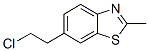 Benzothiazole, 6-(2-chloroethyl)-2-methyl- (8CI) Struktur