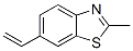 Benzothiazole, 2-methyl-6-vinyl- (8CI) Struktur