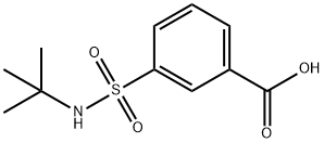 3-(叔丁基氨磺?；?苯甲酸 結(jié)構(gòu)式