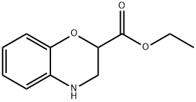 3,4-DIHYDRO-2H-BENZO[1,4]OXAZINE-2-CARBOXYLIC ACID ETHYL ESTER Struktur