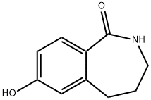 7-HYDROXY-2,3,4,5-TETRAHYDRO-BENZO[C]AZEPIN-1-ONE Struktur