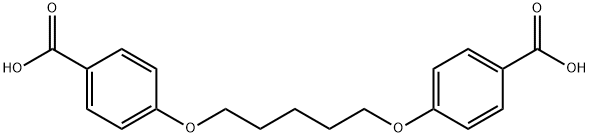 4,4'-[1,5-PENTANEDIYLBIS(OXY)] BISBENZOIC ACID Struktur