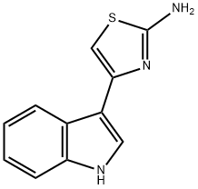 4-(1H-INDOL-3-YL)-1,3-THIAZOL-2-AMINE Struktur