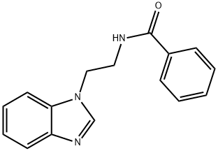 N-[2-(1H-Benzimidazol-1-yl)ethyl]benzamide Struktur