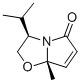 (3R-CIS)-(-)-2,3-DIHYDRO-3-ISOPROPYL-7A-METHYLPYRROLO-[2,1-B!OXAZOL-5(7AH)-ONE, 97 Struktur