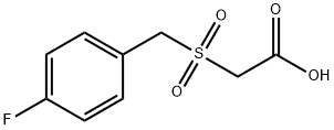 (4-FLUOROPHENYLMETHANESULFONYL)-ACETIC ACID Struktur