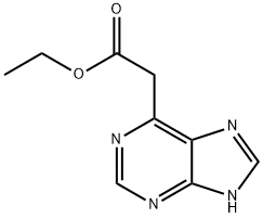 ETHYL (9H-PURIN-6-YL)ACETATE Struktur